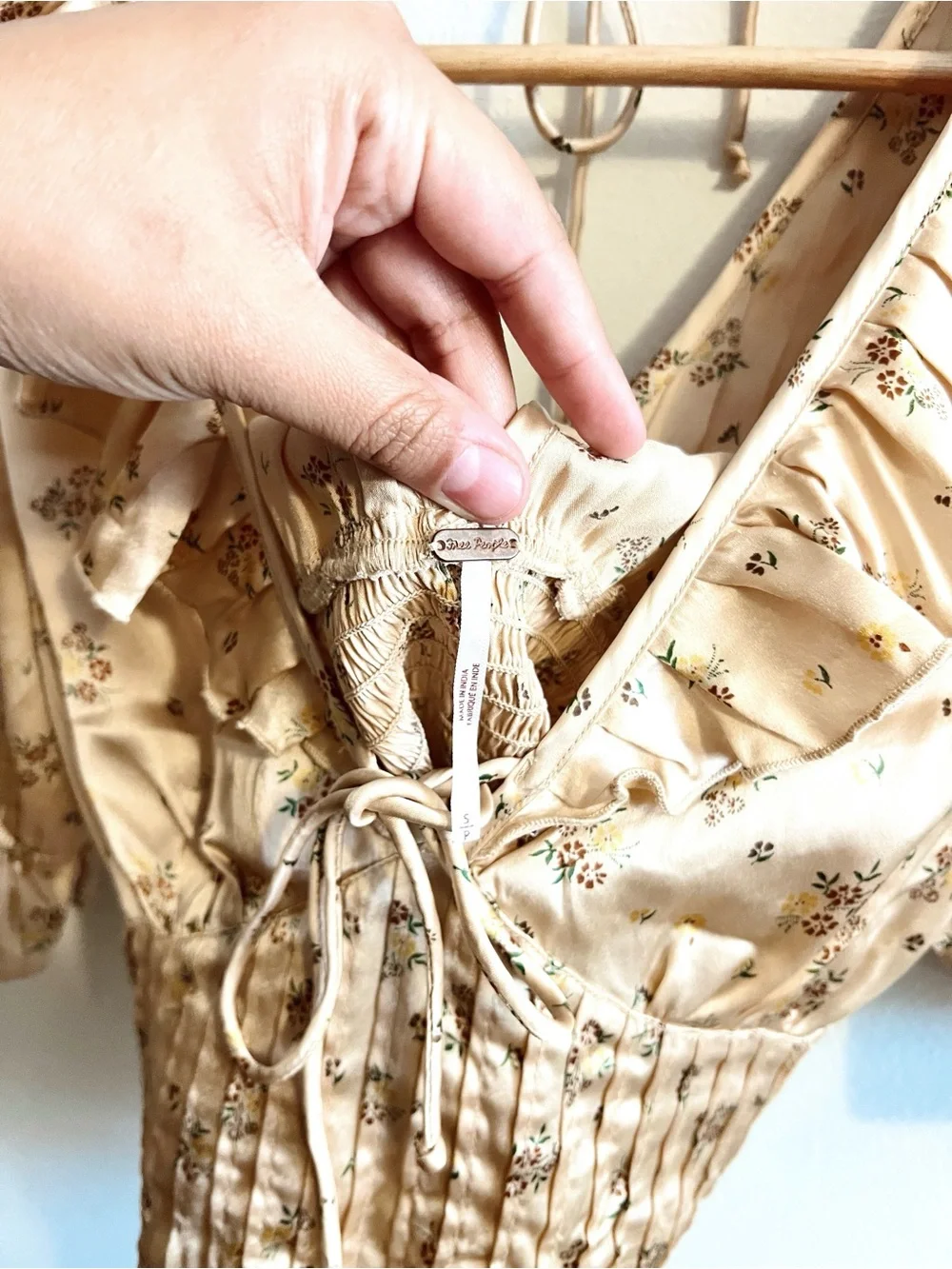 Free People Isabella Silky Blouse